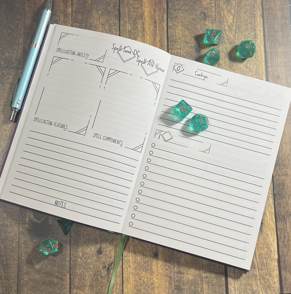 Spell pages, wide format